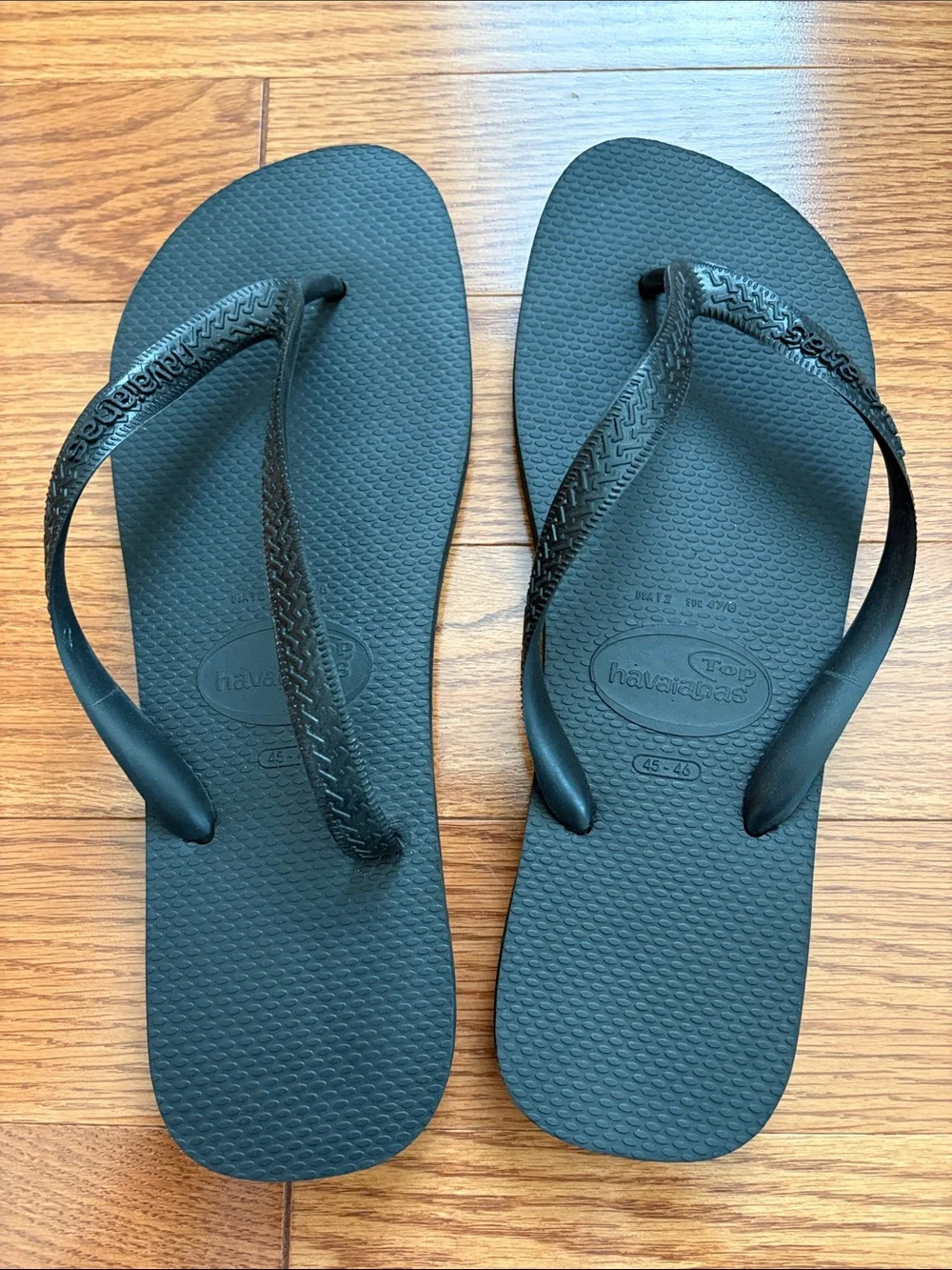 Havaianas Flip-Flops – Size 45/46 (US Men’s 11/12) – Like New! 🇧🇷l
